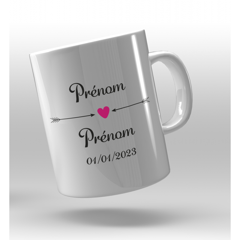 Mug Saint-Valentin personnalisable