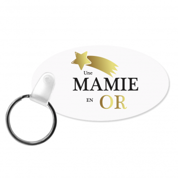 Porte-clés "Mamie en or"