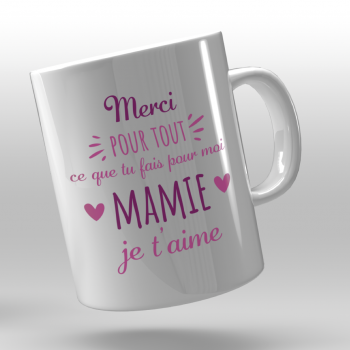 Mug "Merci mamie"