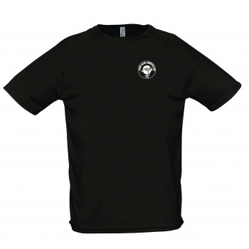 Tee shirt Polyester Noir