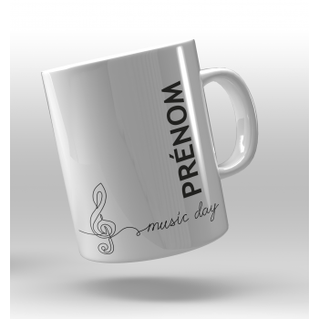 Mug personnalisé MUSIQUE